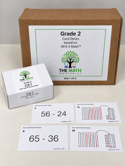 Grade 2 Center and Lesson Cards Kit based on IM K-5 Math™