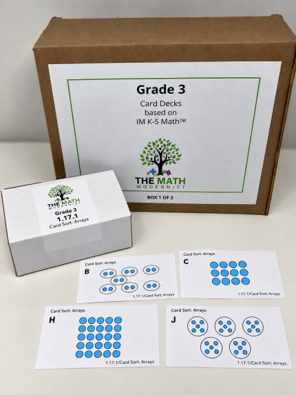 Grade 3 Center and Lesson Cards Kit based on IM K-5 Math™
