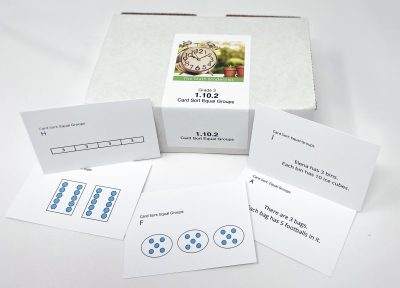 Grade 3 Card Sort Equal Groups Box