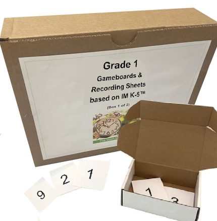 Grade 1 Gameboards & Recording Sheets Box