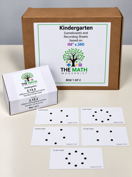 Kindergarten Lesson and Center Bundle based on IM® v.360 ©2024 by Illustrative Mathematics® All rights reserved. Used under a limited use license.