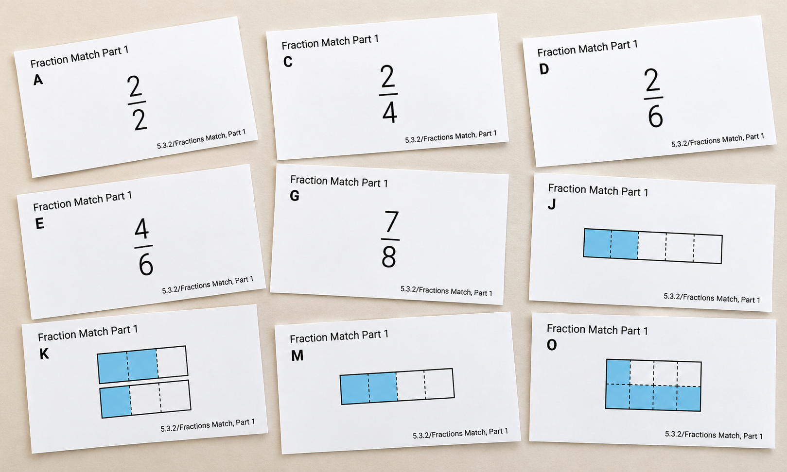 Grade 3 Lesson Cards