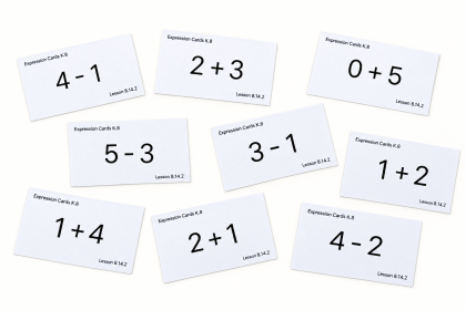 Grade K Lesson Card Decks based on IM K-5 Math™